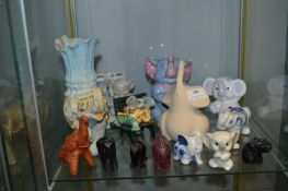 Fourteen Assorted Elephants