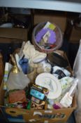 Assortment of Lamps, Vases, Mirrors, etc.
