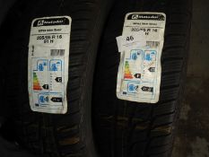 *Two Matador 205/55R16 Snow Tyres