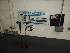 *MOT Testing Tools Including; Inspection Lamp, Ham