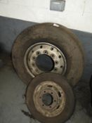 *Commercial Aluminium Wheel Rim & Tyre, and a Six Stud Rim & Tyre
