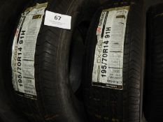 *Two Nankang CX-668 195/70R14 Tyres