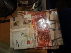 Five Wipeable Circular Table Cloths 160cm Diameter