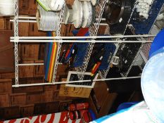 White Powder Coated Six Tier Pot Rack