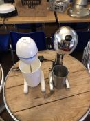 Two Milkshake Mixers