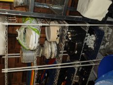 White Powder Coated Six Tier Pot Rack