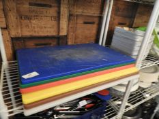 Six Coloured Chopping Boards