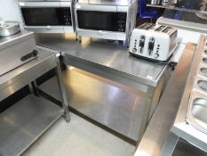 Stainless Steel Preparation Table with Under Shelf