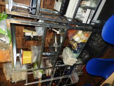 Bay of Boltless Five Tier Galvanized Shelving