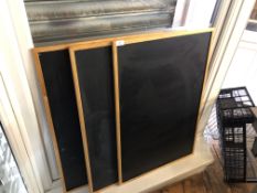 Three Chalk Boards