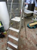 Set of Four Tread Aluminium Decorators Steps