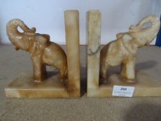 Pair of Onyx Bookends