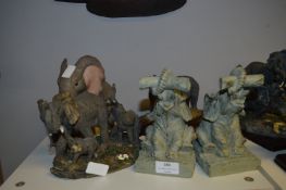 Collection of Five Assorted Elephants