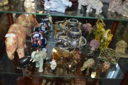 Fourteen Assorted Elephants