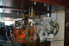 Six Assorted Elephants