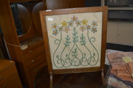 Tapestry Fire Screen