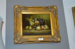 Gilt Framed Oil Painting - Still Life