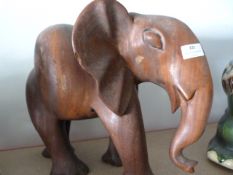 Large Wooden Elephant