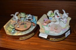 Two Comical Groups by Leonardo - Frog Having Tea a