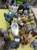 Thirty Assorted Ornamental Elephants