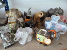 Fifteen Assorted Elephants