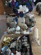 Ornamental Flowers, Small Elephant Plant Stand, Bo