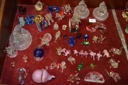 ~50 Small Glass Elephant Ornaments