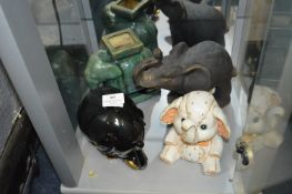 Four Assorted Elephants