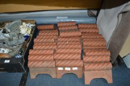 Thirty One Terracotta Garden Edging Tiles