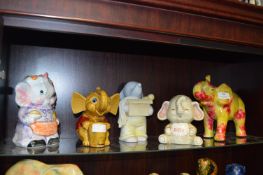 Five Assorted Elephants