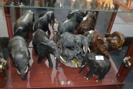 Five Assorted Elephants