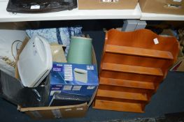 Assorted Household Items, Shredder, Lamps, etc.