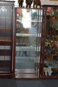 Mahogany Effect Display Cabinet 171cm x 67cm