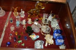 ~40 Glass Elephant Ornaments