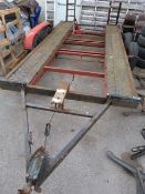 Twin Wheel Base Trailer with Ramps