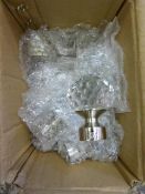 *Ten 28mm Belle Finials-Satin Silver