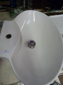 *Kidney Shaped Ceramic Sink