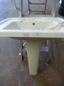 *Oblong Sink with Pedestal