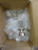 *Ten 28mm Belle Finials-Satin Silver