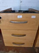 Three Drawer Office Unit
