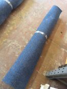 202cm Roll of Blue Carpet