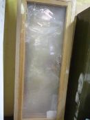 Unglazed Solid Veneered Pre-Finished Oak Door 198x