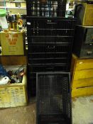 *Ten Stacking Storage Crates