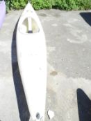 *Plastic Moulded Canoe (White)