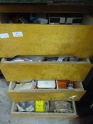 *Set of Drawers Containing Electrical Fittings