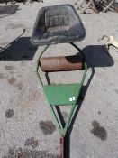 Garden Roller Attachment with Seat