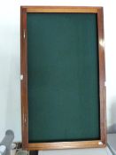 Mahogany Framed Noticeboard (No Glass)