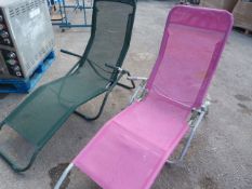 Two Folding Garden Chairs