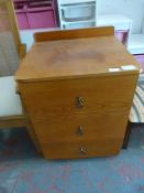 Pine Three Drawer Chest