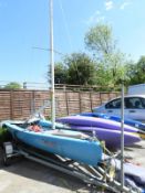 Topper Topaz Trapeze Rigged Sailing Dingy